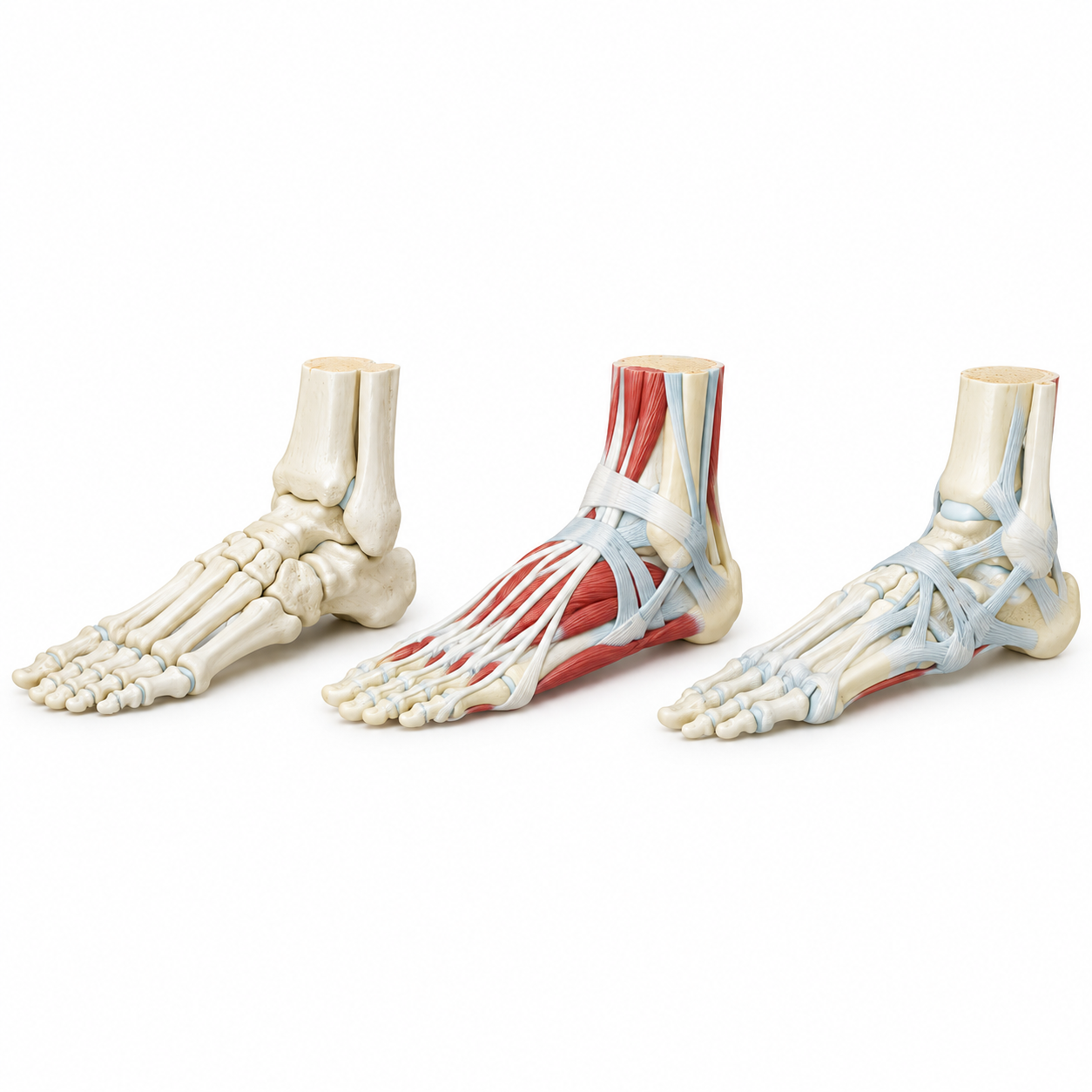 Human Foot Set Model
