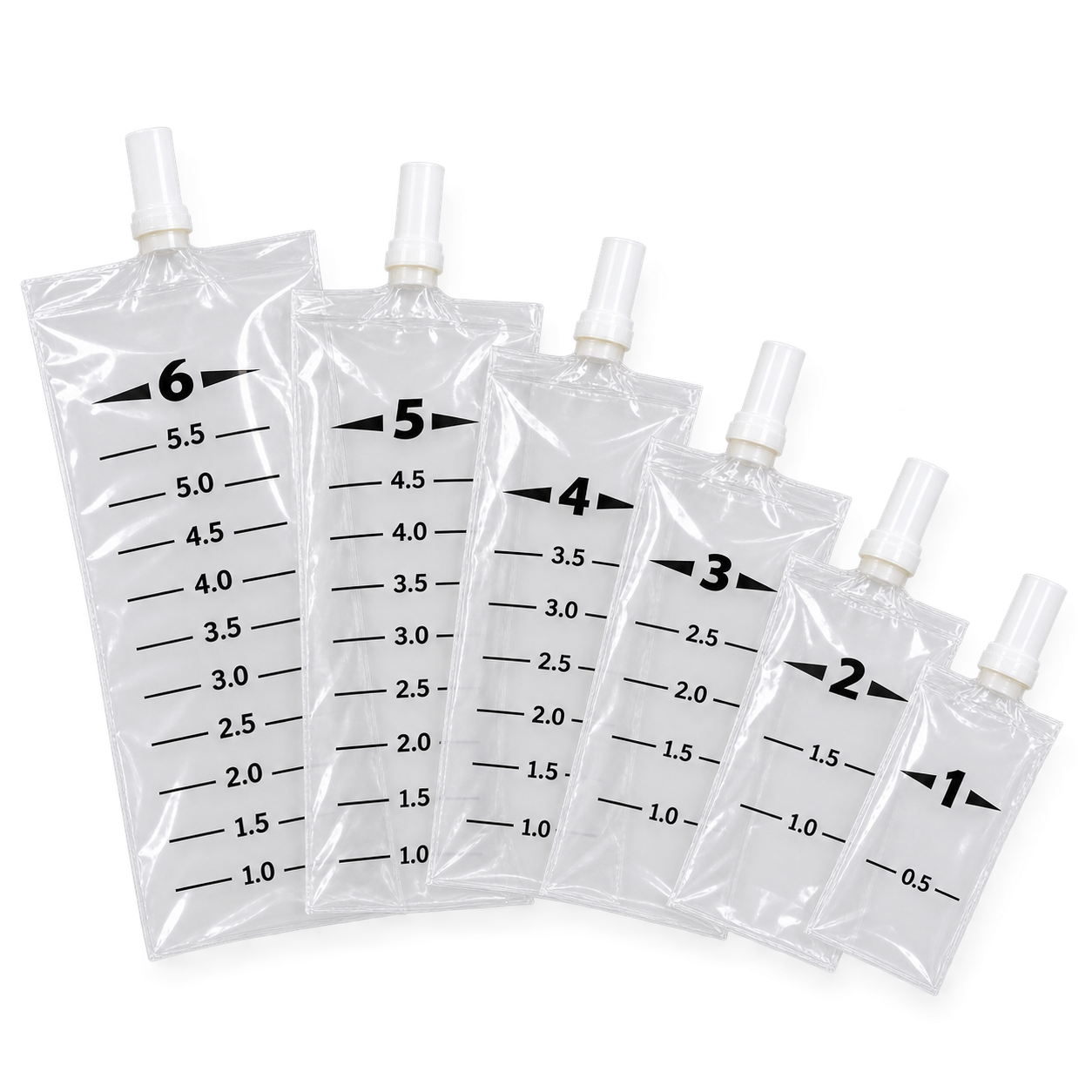 Lung Volume Bags, Plastic