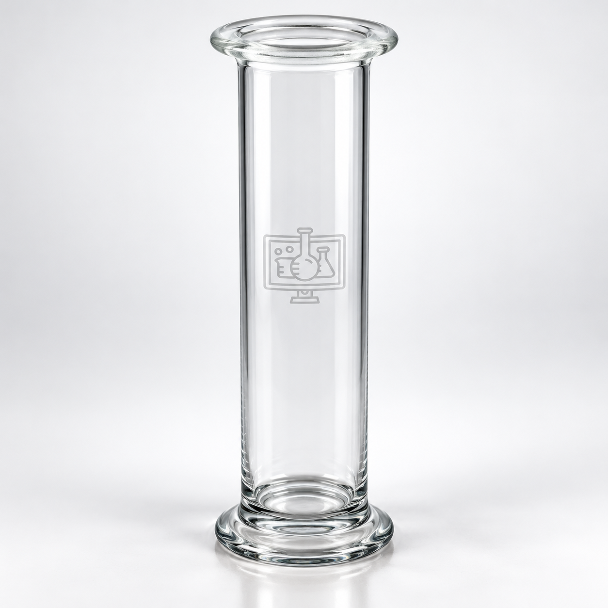 Gas Jar with Ground Flange and Foot